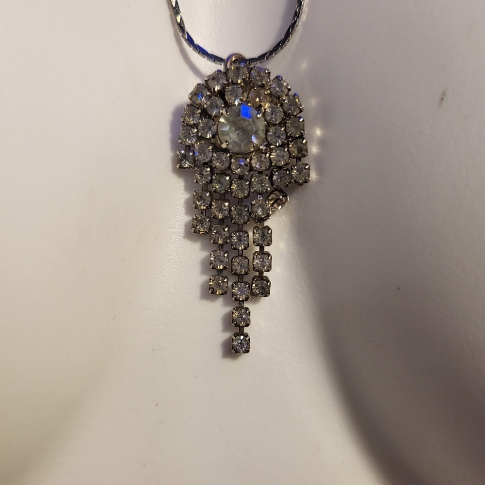 Vintage Iridescent stone Victorian style